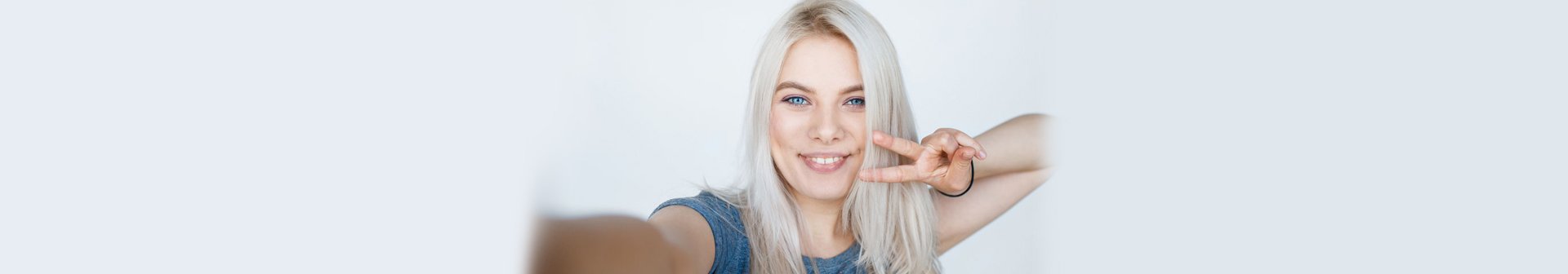 Capelli biondo platino