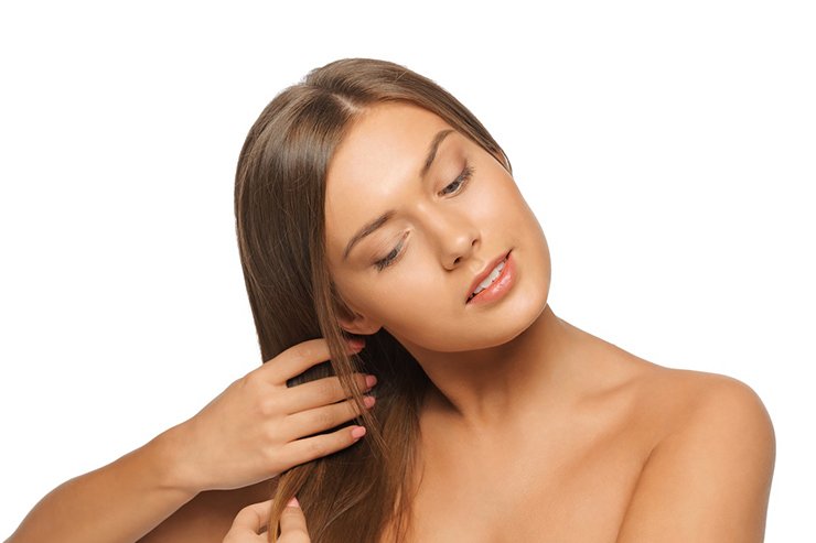 olio di argan sui capelli asciutti