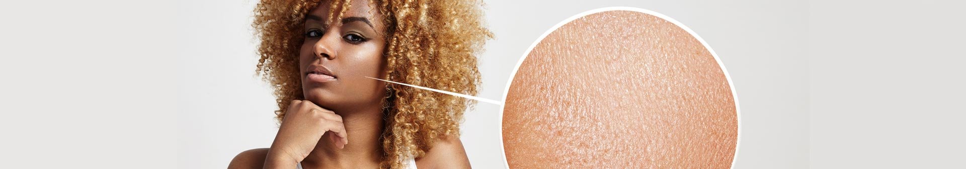 donna con pelle scura