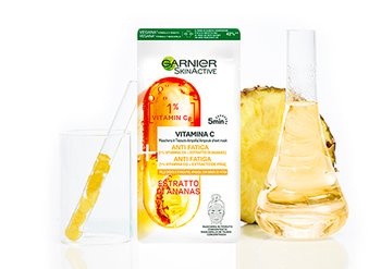 ampolla maschera tessuto illuminante