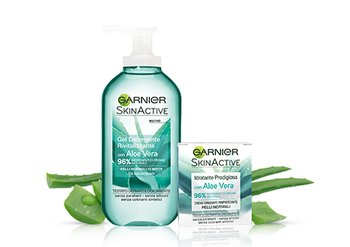Prodotti skincare con aloe vera