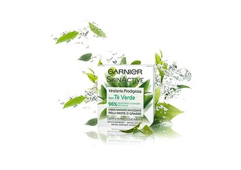 Prodotti skincare con tè verde