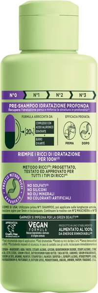 Pre Shampoo per idratare e rinforzare il riccio