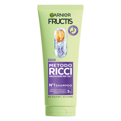Shampoo per idratare e detergere il riccio