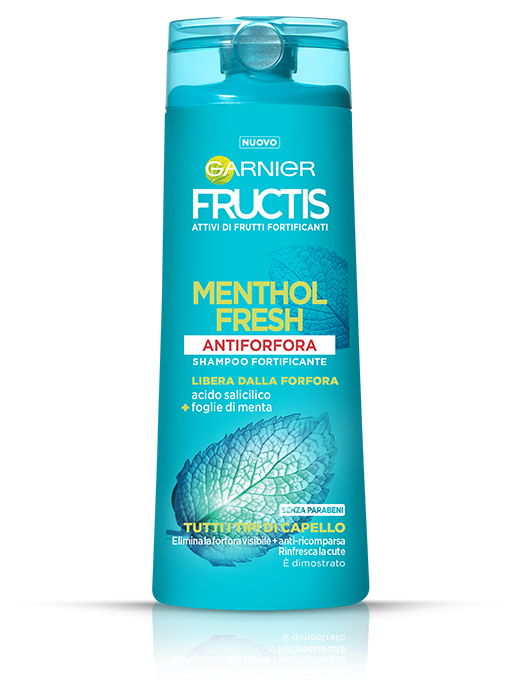 shampoo fructis antiforfora menthol