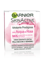 crema idratante prodigiosa con acqua dirose garnier skin active