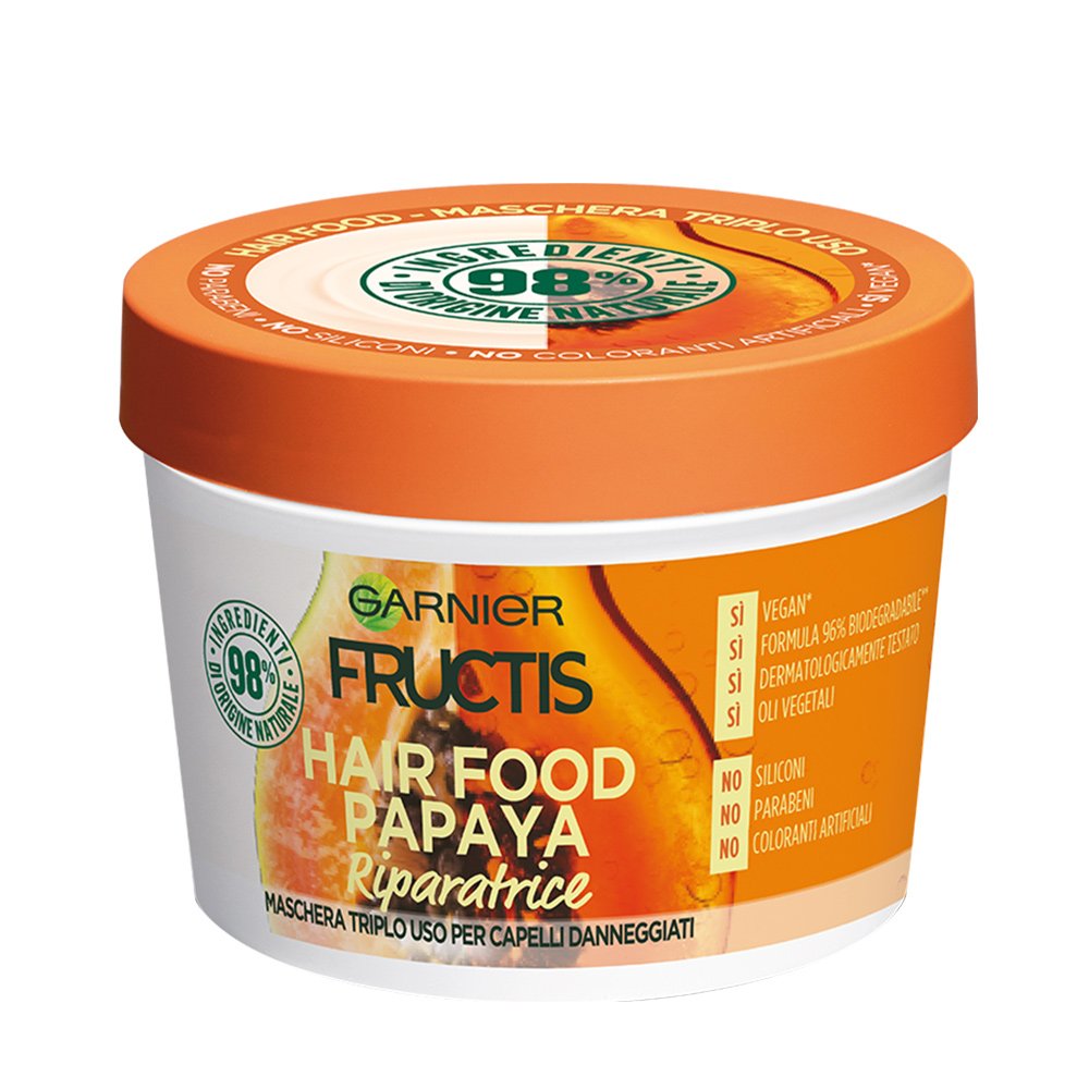 maschera fructis hair food papaya