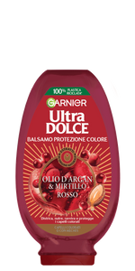 balsamo ultra dolce olio di argan e mirtillo rosso