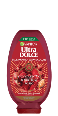 balsamo ultra dolce olio di argan e mirtillo rosso