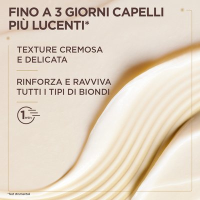 ultra dolce maschera illuminante riparatrice formula e texture