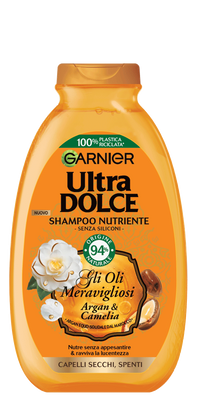 shampoo ultra dolce olio di argan e camelia