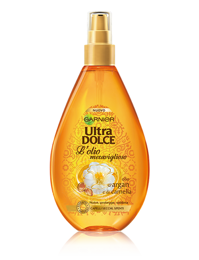 olio ultra dolce olio di argan e camelia