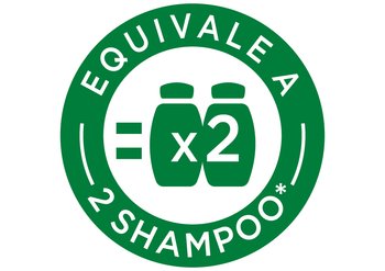 Vale come due flaconi di shampoo
