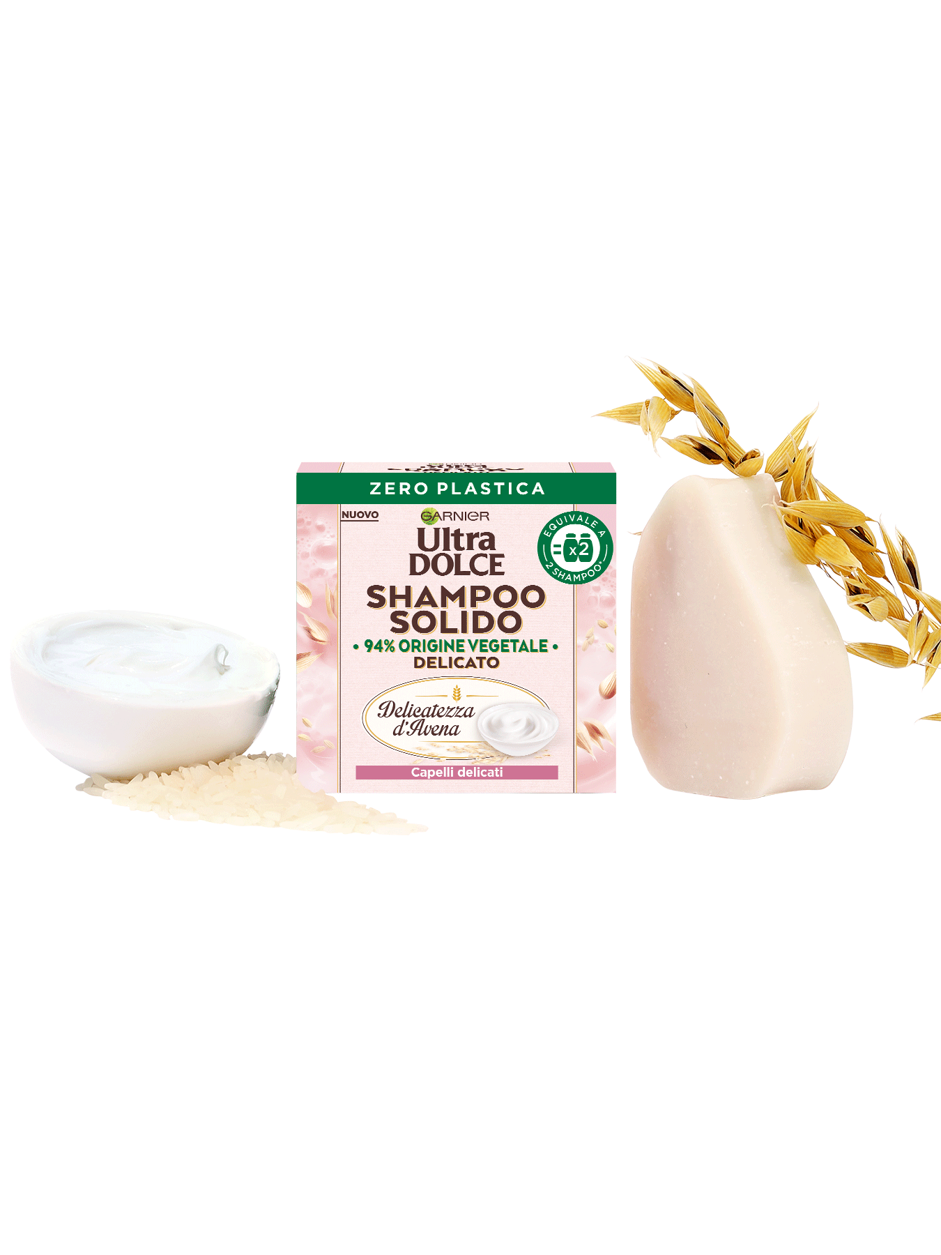 Garnier Ultra Dolce Shampoo Solido Delicatezza D'Avena