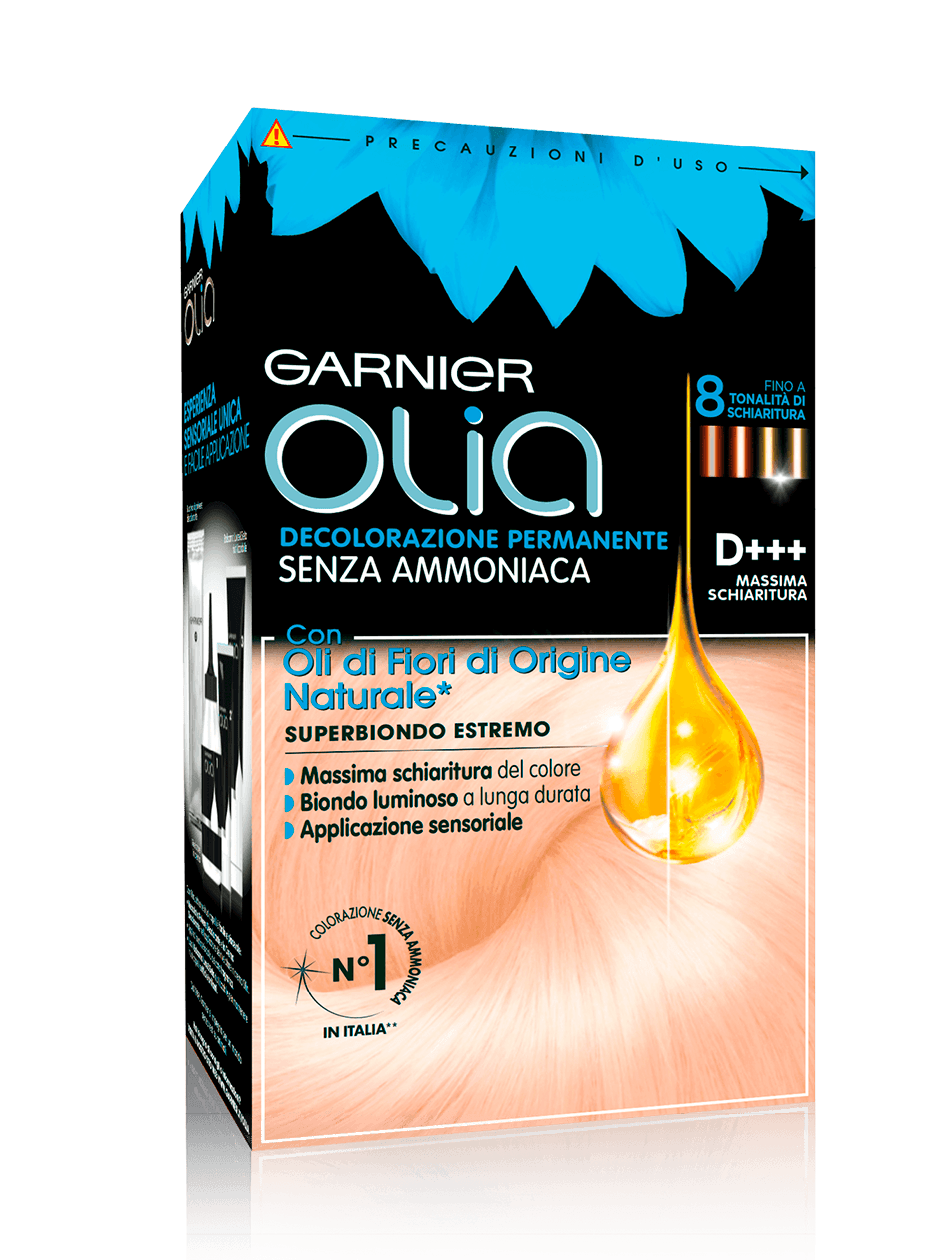 Degradè: una tecnica di colorazione da non sottovalutare! Olia Garnier Decolorazione D +++ - Garnier