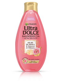 bagnodoccia ultra dolce olio di rosa e sapone di aleppo