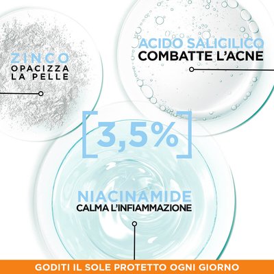 Garnier Ambre Solaire Super UV Niacinamide Anti-imperfezioni Fluido Quotidiano
