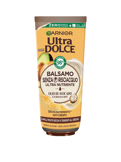 Balsamo senza risciacquo Garnier Ultra Dolce olio di Avocado e burro di Karitè