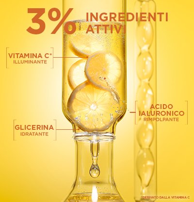 Maschera in Tessuto Occhi Illuminante Ingredients