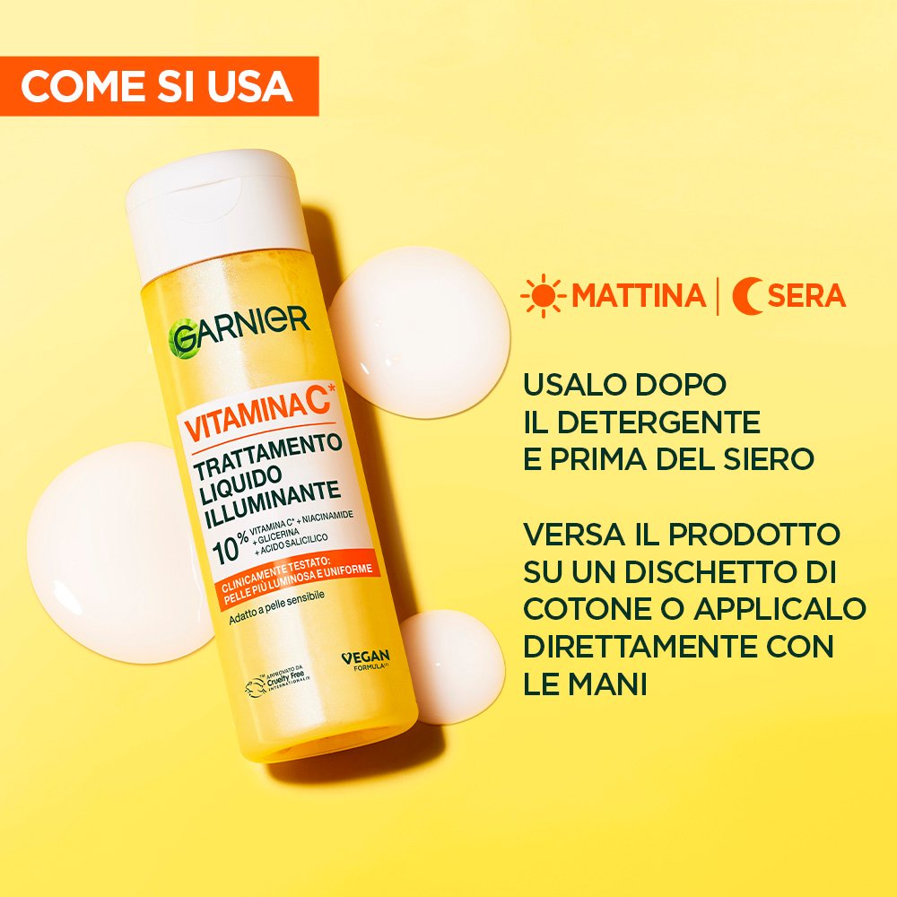 Trattamento Liquido Illuminante con Vitamina C| Garnier Trattamento Liquido Illuminante con Vitamina C| Garnier