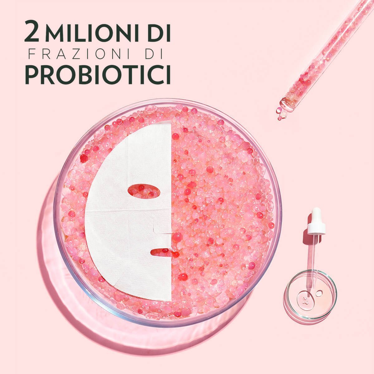 Maschera viso in tessuto riparatrice 2 milioni di probiotici  (2)